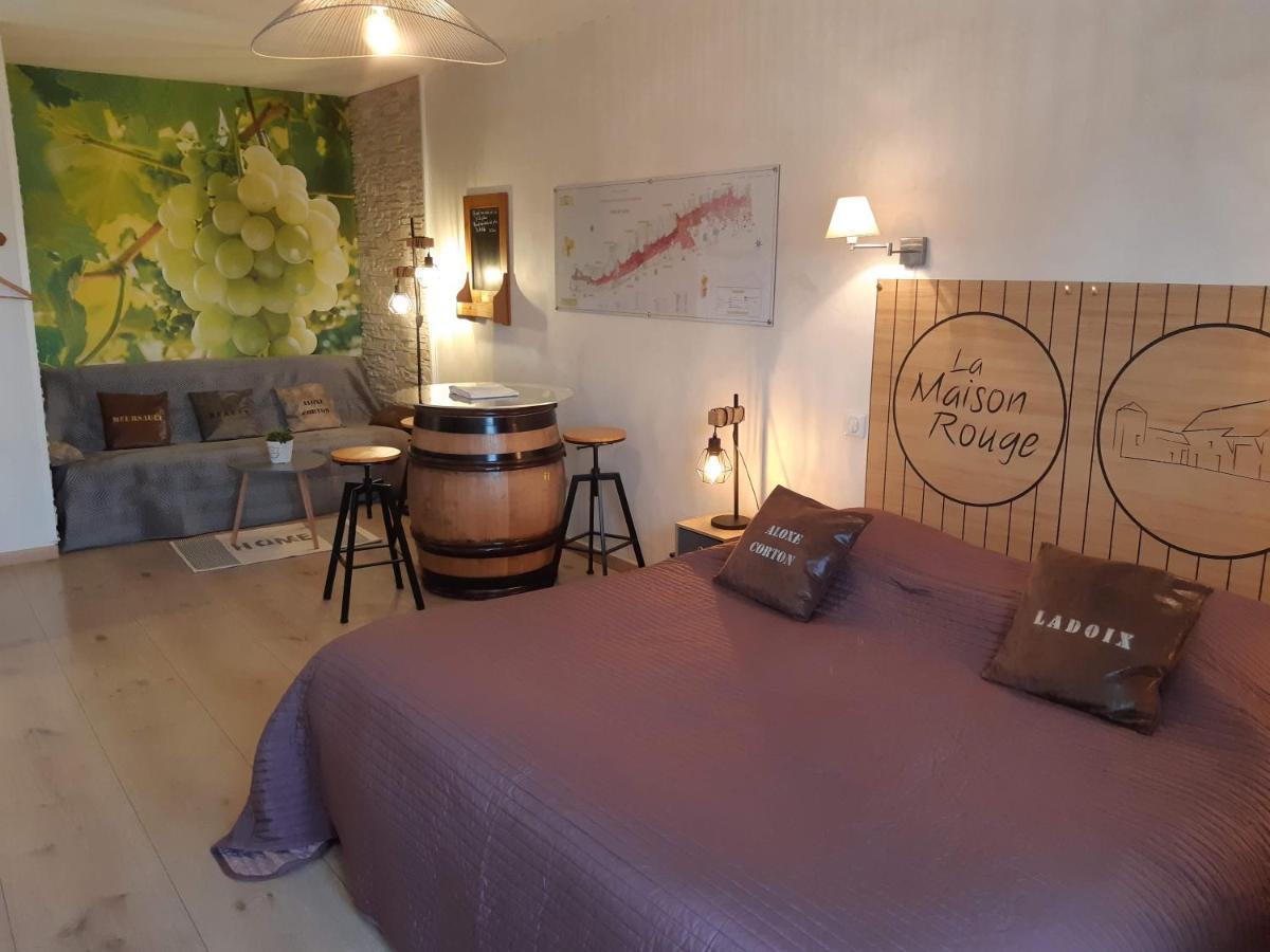 La Maison Rouge Ladoix - Proche Beaune ภายนอก รูปภาพ